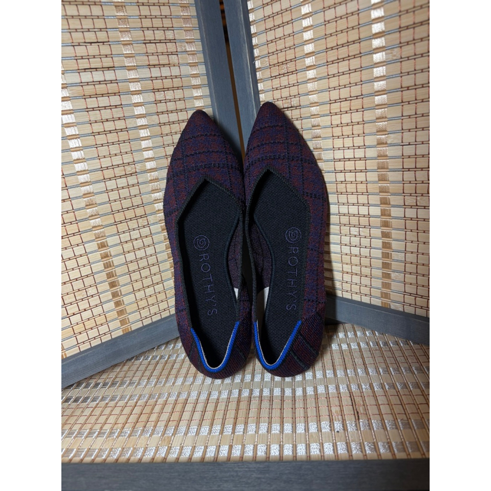 Women's Rothy's 2020 Limited Ed. The Point Cranberry Plaid